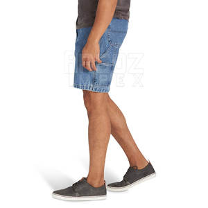 Pantalones cortos vaqueros de tela transpirable para hombre, pantalones cortos vaqueros de último diseño para hombre, servicio OEM, pantalones cortos vaqueros para hombre para venta en línea - Product Image 5