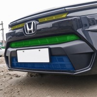 Grille inférieure avant ABS avec protection anti-insectes pour Honda CRV 2023-2024, insert en maille noir mat, protection du radiateur