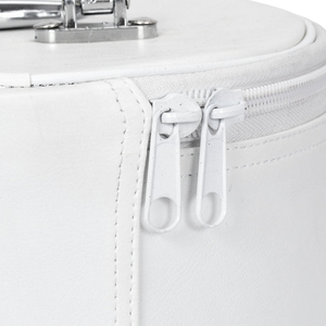 OES Fez Case White Machine Parche bordado Material de cuero duradero Masonic Cap Fez Case OEM revisado - Product Image 3