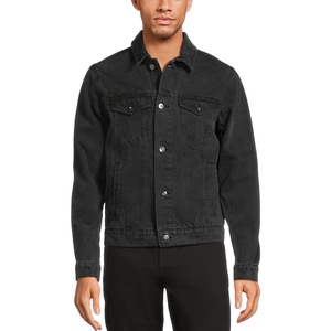 Nuevo diseño azul holgado Jean abrigos botón bolsillo hombres chaqueta de mezclilla otoño vaquero invierno al aire libre chaqueta de gran tamaño para hombres - Product Image 3