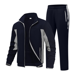 Chándal Deportivo Clásico para Hombre, Estilo Retro, con Cremallera Completa, Estética Vintage, Conjunto para Correr, Chándal de Alta Calidad - Product Image 1