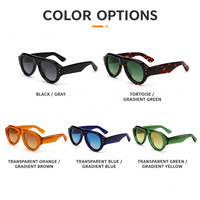 Lunettes de soleil Mellume surdimensionnées effet écaille, monture en acétate premium VS9051S, verres TAC UV400, lunettes tendance pour hommes et femmes