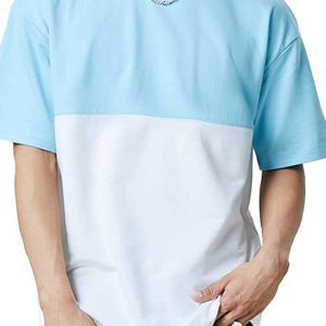 Camisetas de Hombre Oversize de Algodón 100% Tejido con Estampado Digital, Color Liso, Transpirables, de Secado Rápido, Antiarrugas, Estilo Urbano, Venta al por Mayor - Product Image 6