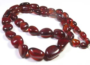 อัญมณีโกเมนเฮสโซไนท์แอฟริกันธรรมชาติ8-19มม. ลูกปัดเรียบบนเส้นด้าย18 "อัญมณีนักเก็ตขัดหลวม - Product Image 6