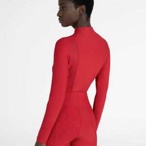 Haut d'équitation respirant à séchage rapide, évacuant l'humidité, confortable, flexible pour femmes, chemise d'équitation équestre - Product Image 6