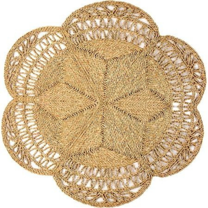 Tapis en jacinthe d'eau écologiques naturels du Vietnam, tapis tissé à la main pour la maison, le salon, la chambre à coucher, les hôtels et les centres de villégiature - Product Image 1