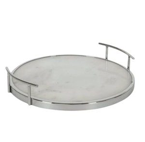 ถาดอลูมิเนียมกลมแบบธรรมดาสำหรับตกแต่งบ้านถาดตกแต่งคริสต์มาส - Product Image 1