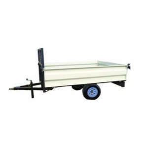 Achetez des remorques agricoles hydrauliques à bas prix, remorques agricoles à double essieu, chariots de transport de fumier pour utilisation sur le terrain - Product Image 3