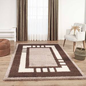 Tapis et tapis Shaggy en peluche de haute qualité artisanat turc Polyester tissé Design moderne salon grand Turkiye personnalisé - Product Image 1