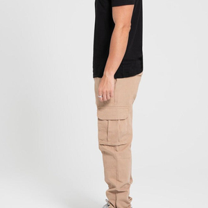 Pantalones Cargo informales de alta calidad para hombre, pantalones de cintura elástica para hombre, pantalones para correr, pantalones de chándal, Jogger personalizado acampanado para hombre - Product Image 4