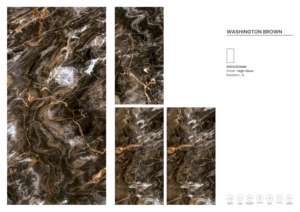 Azulejos de Porcelana WASHINGTON BROWN de Alto Brillo - Product Image 3