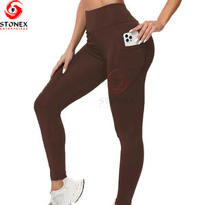 Conjuntos de Leggings de Yoga para Mujer Hechos a Medida de Alta Calidad, Diseño Sólido, Tela Transpirable para Ejercicio en el Gimnasio - Product Image 2
