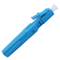 Konektor Serat Optik LC UPC LC APC DX SX Blue Boot Dust Cap 0.9mm 2.0mm 3.0mm Singlemode Multimode Ferrule Patch Cord