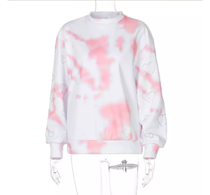 Sudaderas Personalizables de Punto con Forro, Estilo Tie-Dye, Ecológicas, para Invierno, de Secado Rápido y Transpirables, en Oferta - Product Image 1