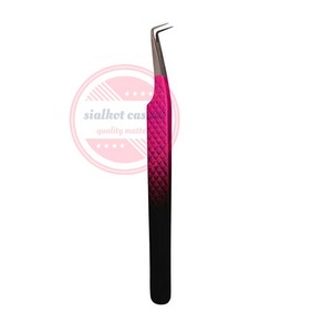 Pince à cils de haute qualité Fiber Tip Lash Tweezer avec couleur personnalisée - Product Image 4
