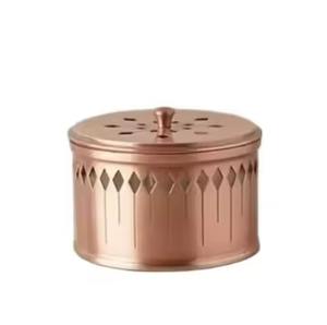 Nuevo tarro de vela de cobre para decoración de hotel en casa Uso de tarro de vela de metal Alta venta Calidad elegante Premium - Product Image 6