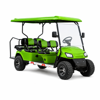 Voiturette de golf électrique UCJD-DH-14 à 6 places pour parcours de golf, parc, complexe hôtelier et visites touristiques