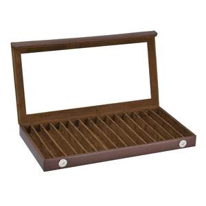 Trousse à crayons en cuir véritable avec fermeture à glissière Organisateur de pinceaux Art Painting Supplies Office - Product Image 4