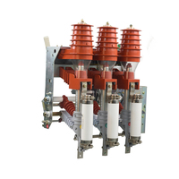 Sectionneur de charge à air triphasé moyenne tension JGGY FKN12-12D 12kV 630A 1250A 50/60Hz pour intérieur, sectionneur de terre côté fusible