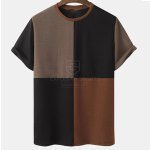 เสื้อยืดผู้ชายดีไซน์มืออาชีพ ผ้าฝ้าย 100% ระบายอากาศได้ดี เป็นมิตรกับสิ่งแวดล้อม สีพื้น แห้งเร็ว สไตล์ใหม่ 2025 - Product Image 1