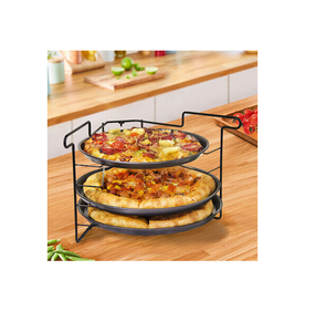Soporte metálico para pizza de excelente calidad Soporte para pizza de diseñador hecho a mano Soporte clásico elegante para pizza de metal elegante al por mayor - Product Image 5