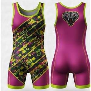 Nouveauté 2026 : Singlet de lutte personnalisé pour homme – Sans bretelles, fermeture à pression, respirant, léger, polyester et élasthanne de haute qualité - Product Image 1