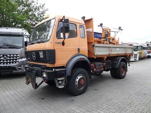 Camion benne d'occasion Mercedes-Benz 1935 de 1993, poids lourd 4x4 diesel à transmission manuelle pour l'exploitation minière - Product Image 1