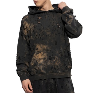 Sweat à capuche personnalisé épais en éponge française 100% coton Streetwear respirant pour l'hiver - Product Image 6