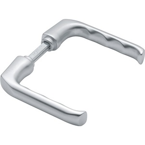 Aluminium F1 London 113 Door Handle Pair 8 mm Square HOPPE Spindle Without Rosettes Product Category Blinds <b>Shades</b> & Shutters - Product Image 1