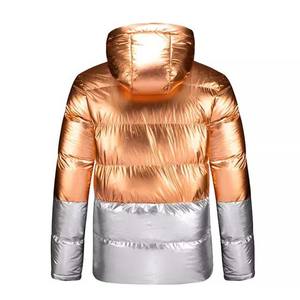 2025 nueva moda ligera manga larga primavera con capucha alta calidad poliéster Nylon sublimación High Street hombres chaqueta acolchada - Product Image 2