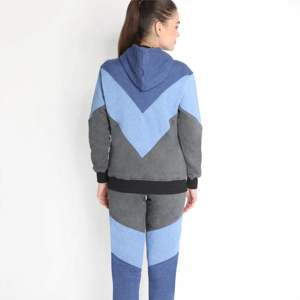 2025 ropa personalizada para mujer cómoda de algodón Tech Fleece mujer estampado personalizado chándal de gran tamaño con cremallera conjunto de dos piezas ropa de mujer - Product Image 5