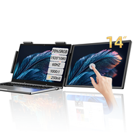 Monitor Portátil Eimio de 14 Pulgadas FHD 1080P IPS LED, Extensor de Pantalla Tipo-C para Laptop, Extensión de Pantalla Única para Laptop OEM ODM
