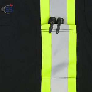 Veste zippée en polaire imperméable et réfléchissante haute visibilité SAVOR STAR IMPEX, classe 3 ANSI, couleur jaune fluorescent - Product Image 4