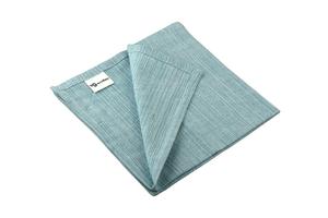 Ensemble de serviettes de cuisine tissées à séchage rapide en coton recyclé noir Chambrey carré de serviette pour la maison hôtels restaurants enfants-durable - Product Image 5