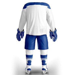 Camiseta de hockey sobre hielo transpirable y ligera para hombres con pantalones a juego diseñados para un rendimiento de velocidad y comodidad - Product Image 3