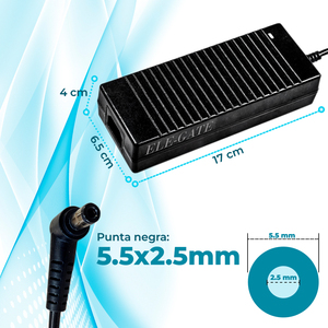 Caricabatterie Compatibile con Laptop Toshiba 19V 120W 5.5x2.5mm Punta Nera Alimentatore per Notebook Toshiba - Product Image 4