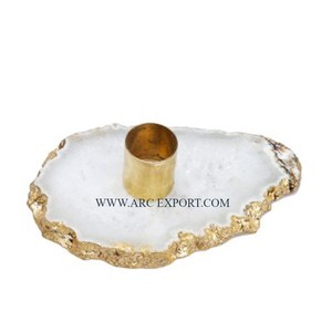 Bougeoir décoratif de table en acier inoxydable Bougeoirs d'intérieur de décoration d'intérieur en argent nouveau look de luxe à vendre - Product Image 2