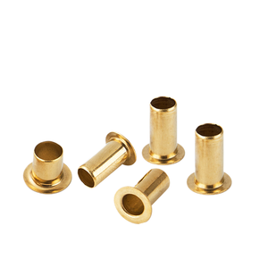 Remache hueco de latón, ojal acrílico conductivo electrónico M3-10, con orificio pasante y rosca completa - Product Image 1