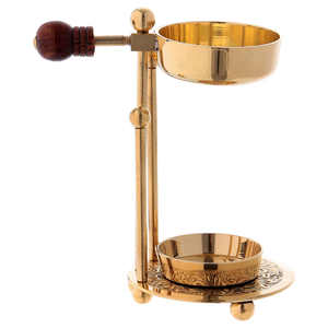 Soporte de incienso de latón puro vintage con Quemador de aceite con acabado dorado de malla ajustable diseño más nuevo para oficina en casa para uso aromático - Product Image 3