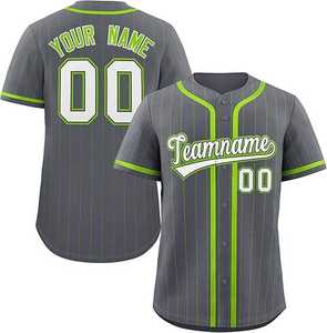 Uniforme de Béisbol Juvenil Camiseta de manga corta impresa personalizada para hombres Ropa deportiva Camiseta de béisbol Precio razonable Servicio OEM - Product Image 3