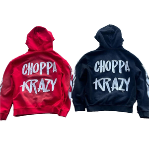 Fabricant personnalisé Sweat à capuche thermique homme vintage surdimensionné vieilli délavé à l'acide 100% coton brodé Streetwear pour français - Product Image 1