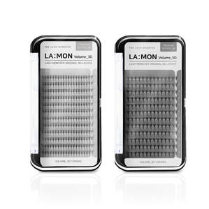 Cils LAMON Lash Monster Volume, cils en plumes fabriqués à la machine, 3D 5D, légers, bande invisible 0,07 mm, noirs - Product Image 1