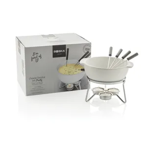 Ensemble de fondue BOSKA pour merchandising personnalisé, double chauffe-eau pour un fromage et un chocolat parfaitement fondus - Product Image 6