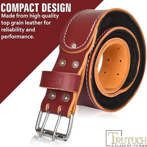 Professional grade <b>work</b> <b>belt</b> ensures durability and long lasting performance perfect for carrying essential tools with ease - Product Image 2