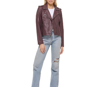 Quality Price Premium Quality Custom Design Adult Size <b>Women</b> Genuine Leather <b>Jacket</b> Custom Ladies Leather <b>Jacket</b> For <b>Women</b> - Product Image 1