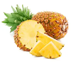 100% 纯天然农业新鲜菠萝美味成熟的金色菠萝MD2