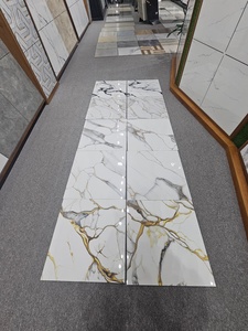 Azulejo de Porcelana Brillante de Lujo con Aspecto de Mármol Verde Arico de 600x1200 para Interiores, Sala de Estar y Uso Comercial en Apartamentos - Product Image 6