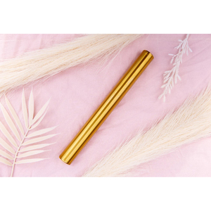 Luxury Gold Polished Metal <b>Rolling</b> <b>Pin</b> Large Size Premium Quality Kitchenware Perfect for Roti and Chapati Preparation - Product Image 5