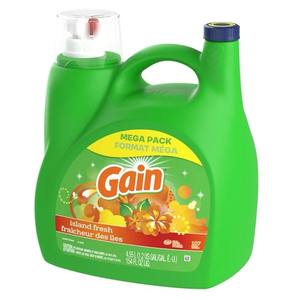 Détergent à lessive liquide Gain, parfum Island Fresh, 107 brassées, 154 fl oz - Product Image 5