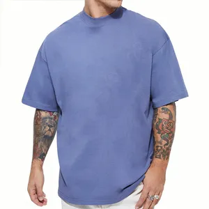 OEM Plain Manufacturer Cotton Men's Drop Shoulder Oversized Blank Wholesale Heavyweight Mens Custom T-Shirts